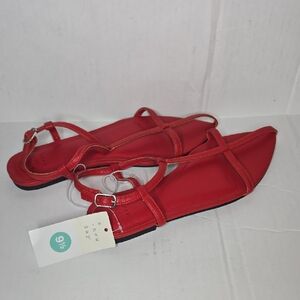 a new day Red Strappy Sandals